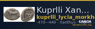 Kuprlli Xanthus Mørkholm and Zahle 1972 162-9 — CANOA