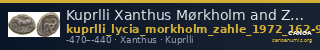 Kuprlli Xanthus Mørkholm and Zahle 1972 162-9 — CANOA