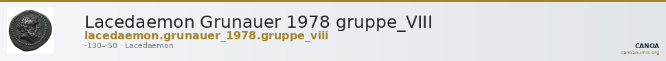 Lacedaemon Grunauer 1978 gruppe_VIII — CANOA