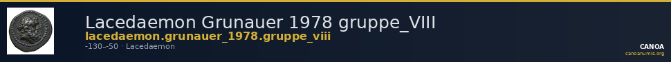 Lacedaemon Grunauer 1978 gruppe_VIII — CANOA