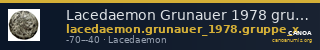 Lacedaemon Grunauer 1978 gruppe_X — CANOA