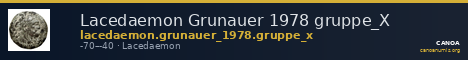 Lacedaemon Grunauer 1978 gruppe_X — CANOA