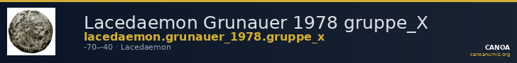 Lacedaemon Grunauer 1978 gruppe_X — CANOA