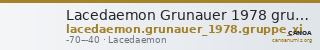 Lacedaemon Grunauer 1978 gruppe_XI — CANOA