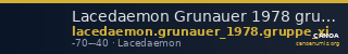Lacedaemon Grunauer 1978 gruppe_XI — CANOA