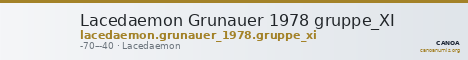 Lacedaemon Grunauer 1978 gruppe_XI — CANOA