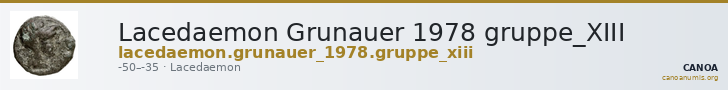 Lacedaemon Grunauer 1978 gruppe_XIII — CANOA
