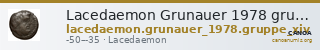 Lacedaemon Grunauer 1978 gruppe_XIV — CANOA