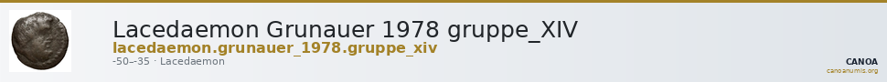 Lacedaemon Grunauer 1978 gruppe_XIV — CANOA