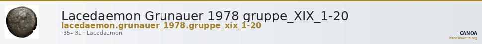Lacedaemon Grunauer 1978 gruppe_XIX_1-20 — CANOA