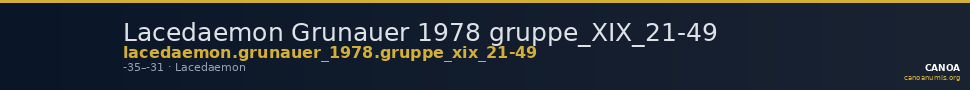 Lacedaemon Grunauer 1978 gruppe_XIX_21-49 — CANOA