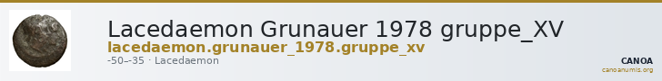 Lacedaemon Grunauer 1978 gruppe_XV — CANOA