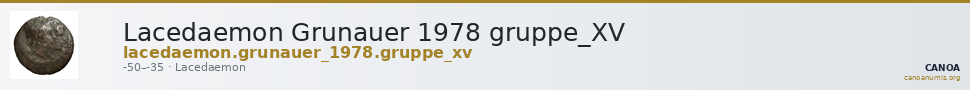 Lacedaemon Grunauer 1978 gruppe_XV — CANOA
