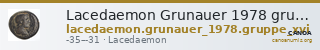 Lacedaemon Grunauer 1978 gruppe_XVI — CANOA
