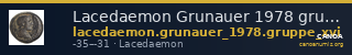 Lacedaemon Grunauer 1978 gruppe_XVI — CANOA