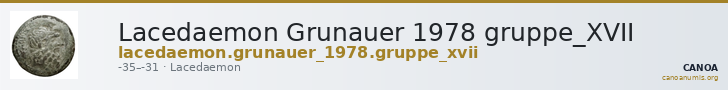 Lacedaemon Grunauer 1978 gruppe_XVII — CANOA