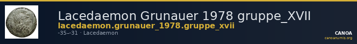 Lacedaemon Grunauer 1978 gruppe_XVII — CANOA