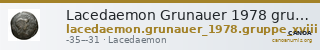 Lacedaemon Grunauer 1978 gruppe_XVIII — CANOA