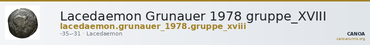Lacedaemon Grunauer 1978 gruppe_XVIII — CANOA