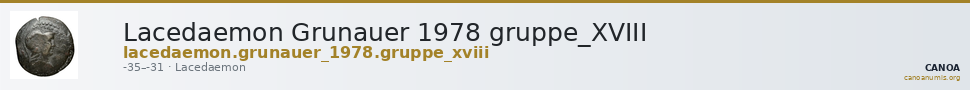 Lacedaemon Grunauer 1978 gruppe_XVIII — CANOA