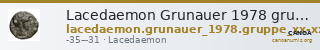 Lacedaemon Grunauer 1978 gruppe_XX-XXI — CANOA