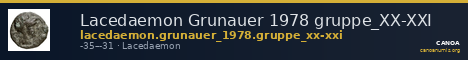 Lacedaemon Grunauer 1978 gruppe_XX-XXI — CANOA