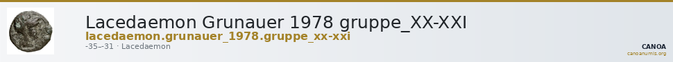Lacedaemon Grunauer 1978 gruppe_XX-XXI — CANOA