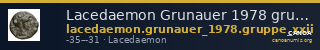 Lacedaemon Grunauer 1978 gruppe_XXII — CANOA