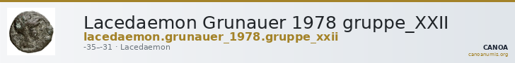 Lacedaemon Grunauer 1978 gruppe_XXII — CANOA