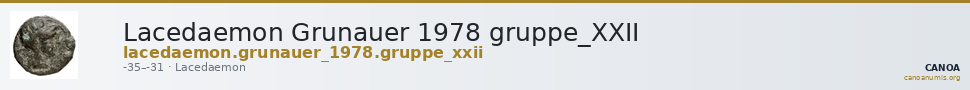 Lacedaemon Grunauer 1978 gruppe_XXII — CANOA