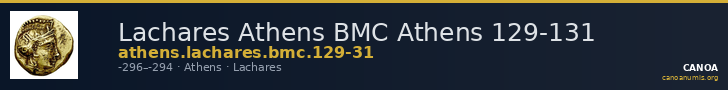 Lachares Athens BMC Athens 129-131 — CANOA