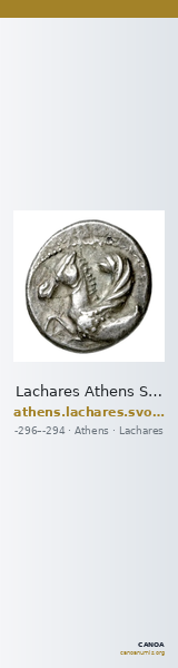 Lachares Athens Svoronos 1923-6 Pl. 21, 18 — CANOA
