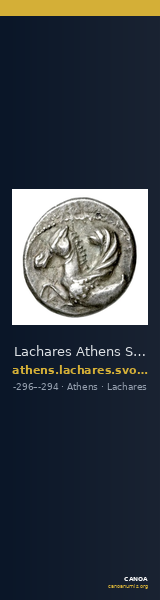 Lachares Athens Svoronos 1923-6 Pl. 21, 18 — CANOA