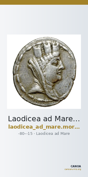 Laodicea ad Mare Morkholm 1983 Tetradrachm — CANOA
