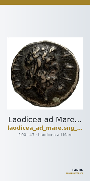 Laodicea ad Mare SNG Copenhagen Laodicea 335 — CANOA