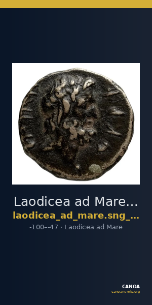 Laodicea ad Mare SNG Copenhagen Laodicea 335 — CANOA