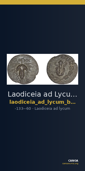 Laodiceia ad Lycum BMC Laodiceia 14 — CANOA