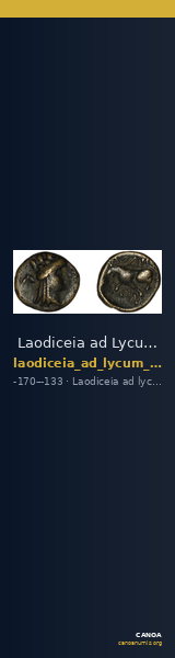 Laodiceia ad Lycum BMC Laodiceia 22-3 — CANOA