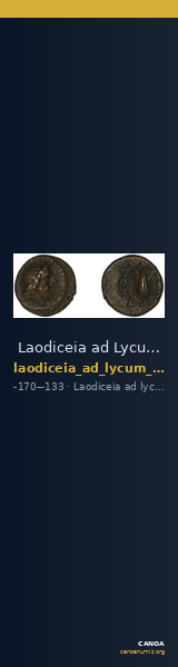 Laodiceia ad Lycum BMC Laodiceia 24 — CANOA