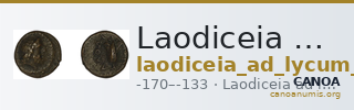 Laodiceia ad Lycum BMC Laodiceia 24 — CANOA