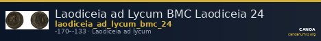 Laodiceia ad Lycum BMC Laodiceia 24 — CANOA