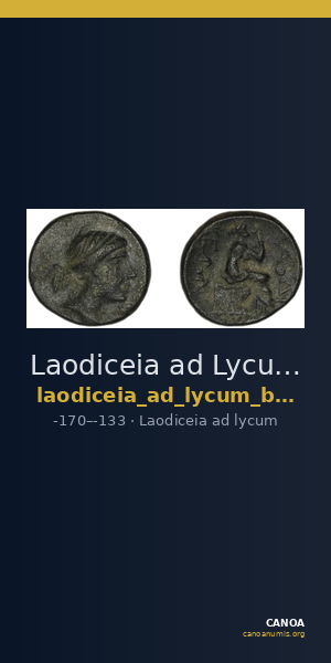 Laodiceia ad Lycum BMC Laodiceia 25-6 — CANOA