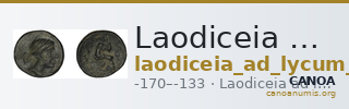 Laodiceia ad Lycum BMC Laodiceia 25-6 — CANOA