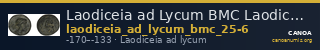 Laodiceia ad Lycum BMC Laodiceia 25-6 — CANOA