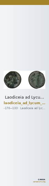 Laodiceia ad Lycum BMC Laodiceia 27-30 — CANOA