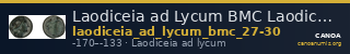 Laodiceia ad Lycum BMC Laodiceia 27-30 — CANOA