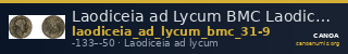 Laodiceia ad Lycum BMC Laodiceia 31-9 — CANOA