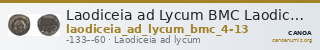 Laodiceia ad Lycum BMC Laodiceia 4-13 — CANOA