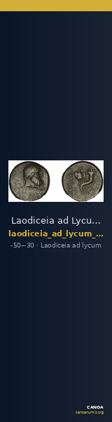 Laodiceia ad Lycum BMC Laodiceia 48-9 — CANOA