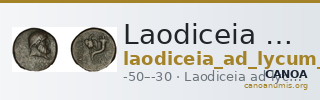 Laodiceia ad Lycum BMC Laodiceia 48-9 — CANOA
